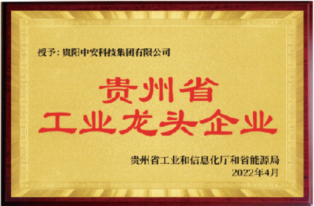 貴州省工業(yè)龍頭企業(yè) 
